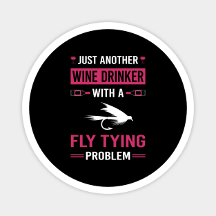 Wine Drinker Fly Tying Magnet